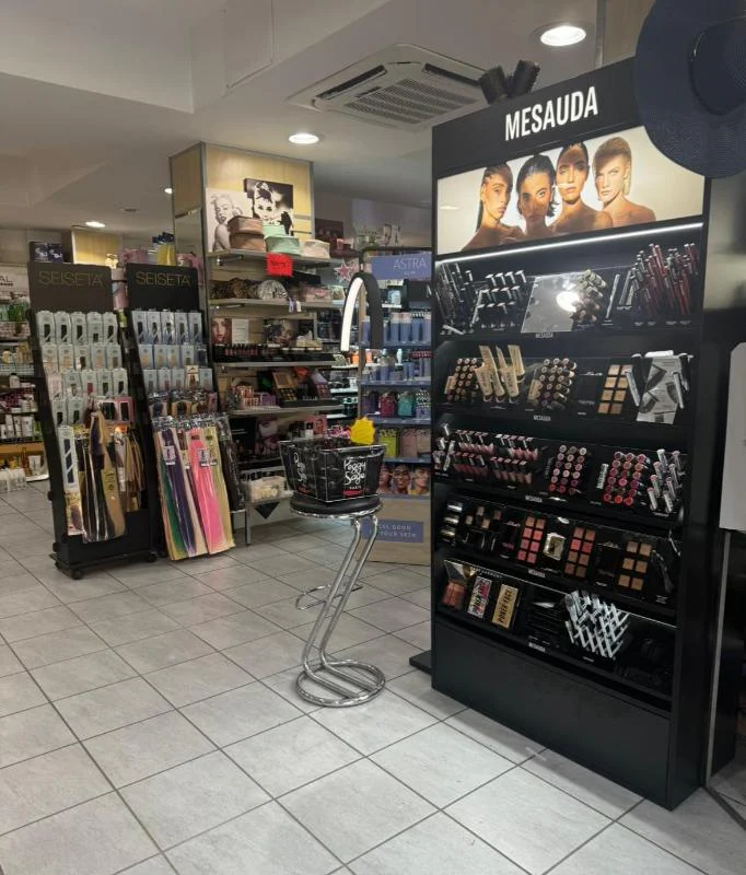 Esposizione Mesauda nel negozio Beauty Centro Italia